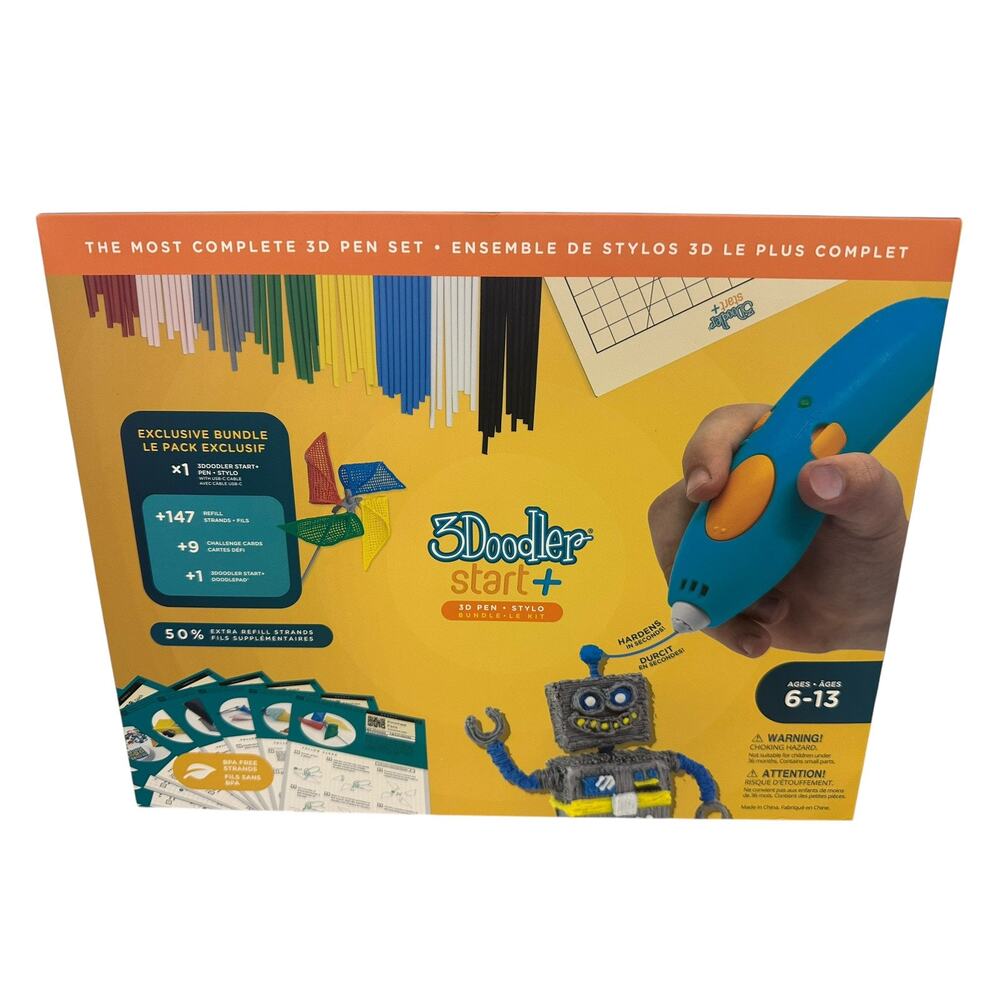 3Doodler Start + 3D Pen Bundle NEW NIB Exclusive Toy Craft Kit